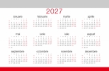 Calendar de birou CARO+ PVC 2027