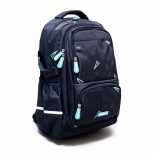 Ghiozdan cu 3 compartimente model Blue. Capacitate 23L dimensiune 46x 36 x 24 cm 