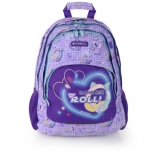 Ghiozdan Funny cu 3 compartimente, dimensiune 32x44x18 cm 21L