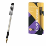 Pix cu capac si grip de caiuciu, Ultra-30 Gold, mina 0.7mm Super-Glide, culoare cerneala neagra.