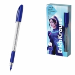 Pix cu mecanism si grip de cauciuc U-109, mina de 1.0mm culoare scriere albastru. 12buc/cutie.