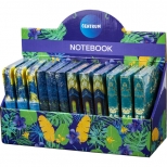 Notebook A6, 80 de pagini format dictando, coperta tare, inchidere cu clema magnetica, model Vincent van Gogh, 12buc/display.