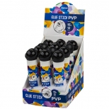 Lipici solid PVP, extra rezistent, cu bila, potrivit pentru hartie, carton, materiale textile. 12buc/display.