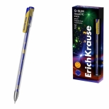 Pix cu gel G-Slim Galactic, mina de 0.5mm, culoare scriere albastru. 