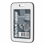 Ecuson vertical din plastic tare cu marginile cauciucate, Neon, dimensiune 54x85 mm. Culoare negru. 