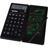 Calculator cu pad de scris si creion pentru pad, 12 digiti, dimensiune 160 x 78 x 12 mm. 
