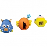 Ascutitoare Big Eyes Monster, cu container, diferite culori si forme pe display. 24buc/display. 