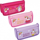 Penar cu 2 fermoare, modele asortate, UNICORN