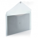 Plic plastic A3 orizontal V-lock 33x47.5cm CRISTAL