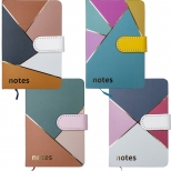 Blocnotes A6 cu liniatură, 128 de file, copertă cartonată și clips, «Multicolor»”