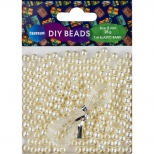 Set de mărgele acrilice cu fir elastic (1 m) d.5mm 25g