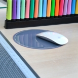 Pad rotund extra subtire pentru mouse culori Vital 18*18cm